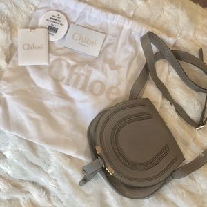 Chloë mini Marcie bag in grey